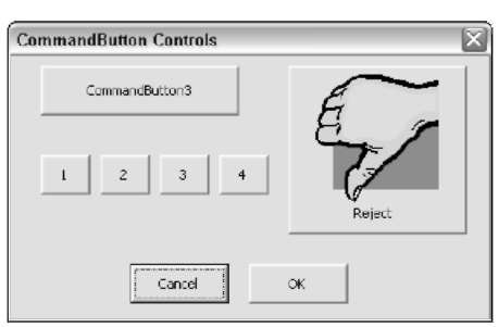 Command Button controls.