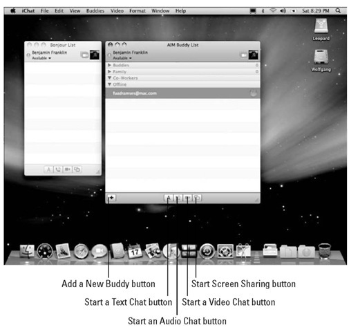 jabber for mac, dock chat window