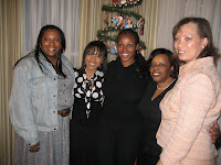 Lisa Cox, De'Ja Autman, Mya Williams, Theresa Adams and Lois Pitter-Bruce