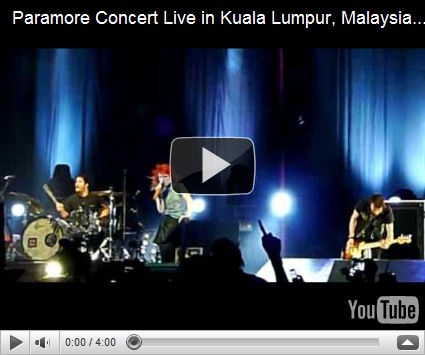 Paramore Concert Live in Kuala Lumpur Malaysia 2010 Opening Song 