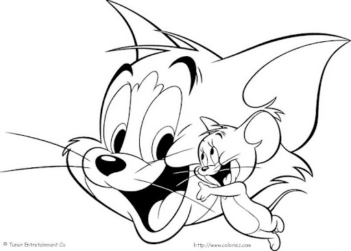 Tom y Jerry para pintar