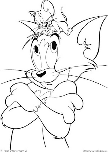 Tom y Jerry para imprimir