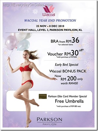 Parkson_Wacoal_Year_End_Promotion