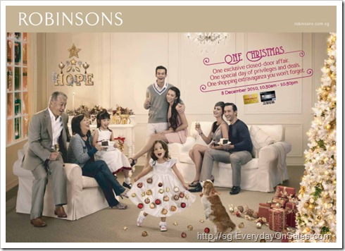 Everyday On Sales @ Singapore: Robinsons One Christmas