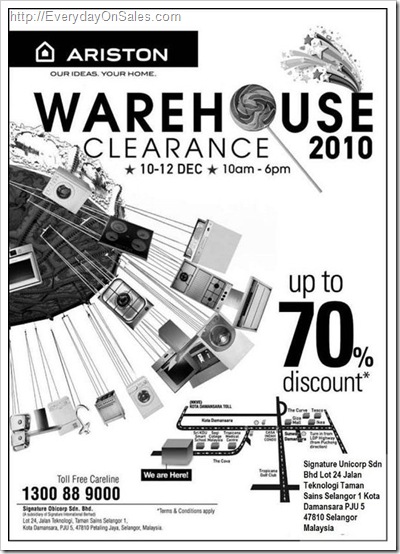 Ariston-Warehouse-Sale