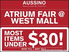 aussino-West-Mall-Atrium-Fair-Singapore-Warehouse-Promotion-Sales