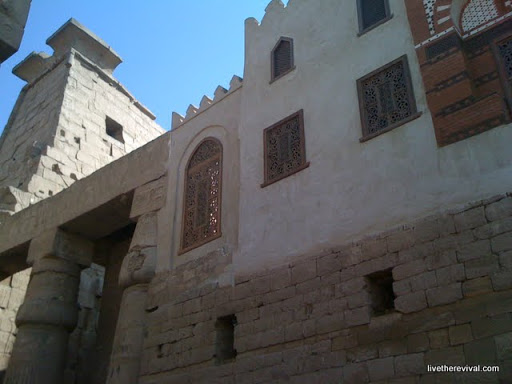 Mosque built on top of Luxor Temple