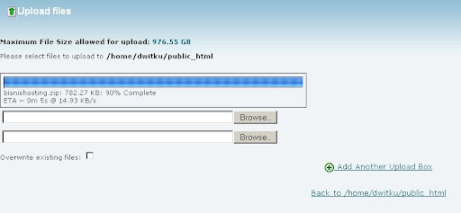 cara upload file minisite ke hosting