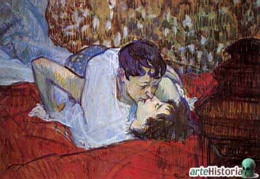 el beso de toulouse loutrec