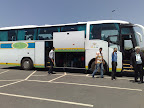 Subida al autobus para Chauen
