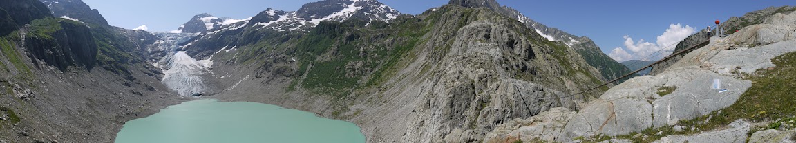 Panorama from Trift bridge