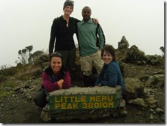Little Meru Summit - Lisa, Melanie, Dixon Little Meru Summit - Lisa, Melanie, Dixon