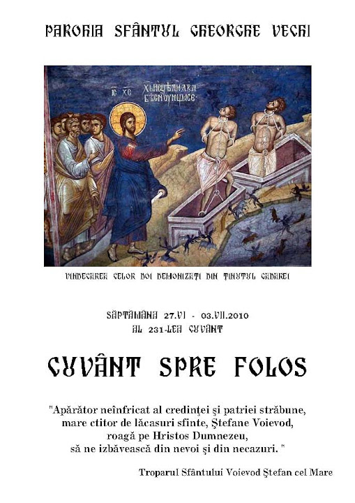Cuvant spre folos 231