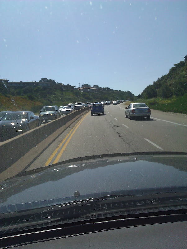 La Jolla Shores Summer Traffic
