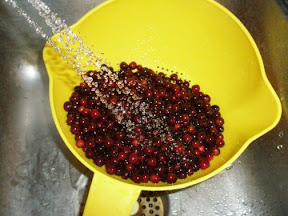 Rinse Chokecherries
