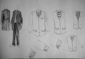 croquis costume homme