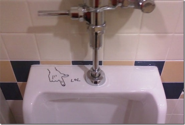Arte no banheiro
