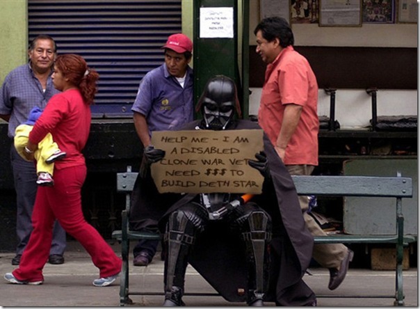 Darth Vader precisa de um emprego