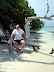 Neil on the beach at Biyadhoo