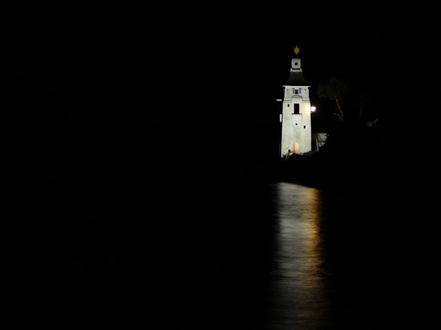 Portmeirion at evening high tide