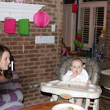 Eating dinner with Aunt Tiffany