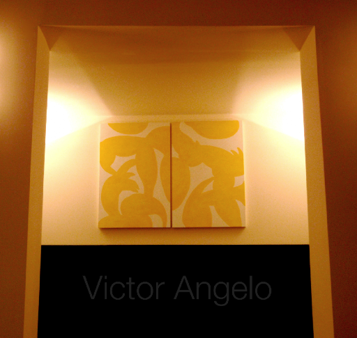 Victor Angelo diptych paintings