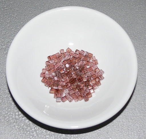 Czech Cubes - Size 6 Square Lumi Grape - PER GRAM