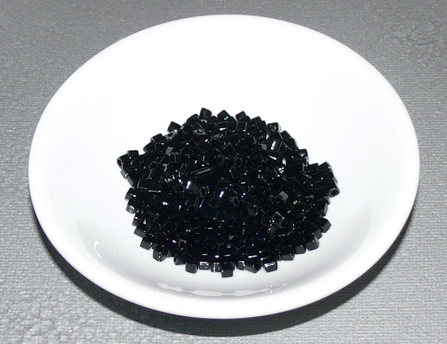 Toho Cubes - 3mm Opaque Jet - PER GRAM