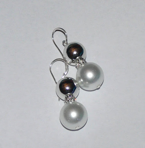 *Floating Flora* Earrings - White