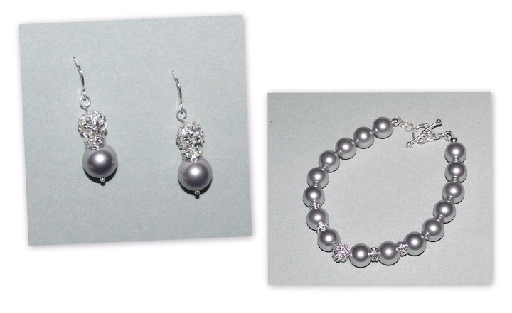 *Basic Bling* DIY FW Pearls - Bracelet & Earrings