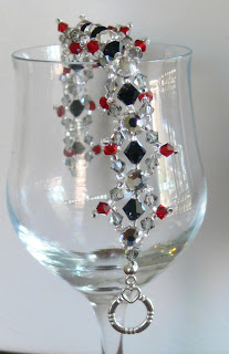 *Kaleidescope* DIY Bracelet - Black/Red