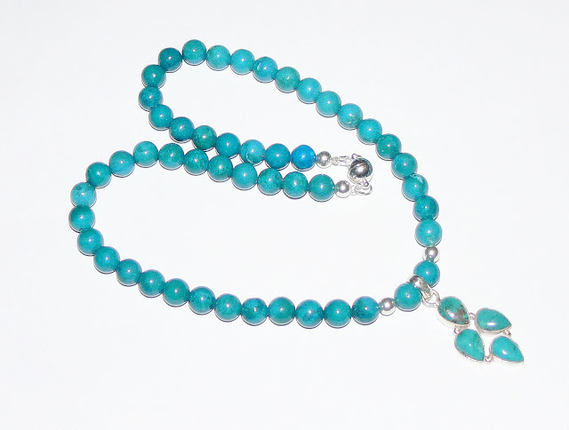 "Turquoise Tears" Gemstone Necklace