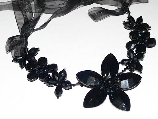 *Bloom* DIY Necklace Kit - Black/Black AB