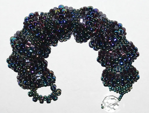 *Caterpillar* DIY Bracelet - Black Iris