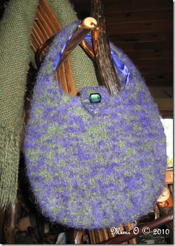 Completed Felted Purse