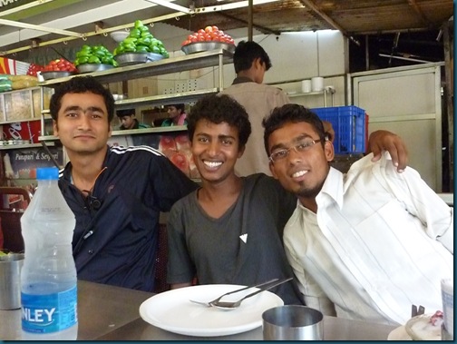 Lunch with Ashok and his team after our workshop