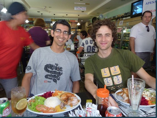 Francisco, me and some serious food!