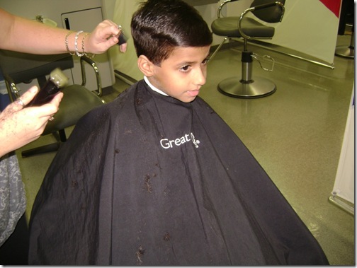 Vedic During Haircut