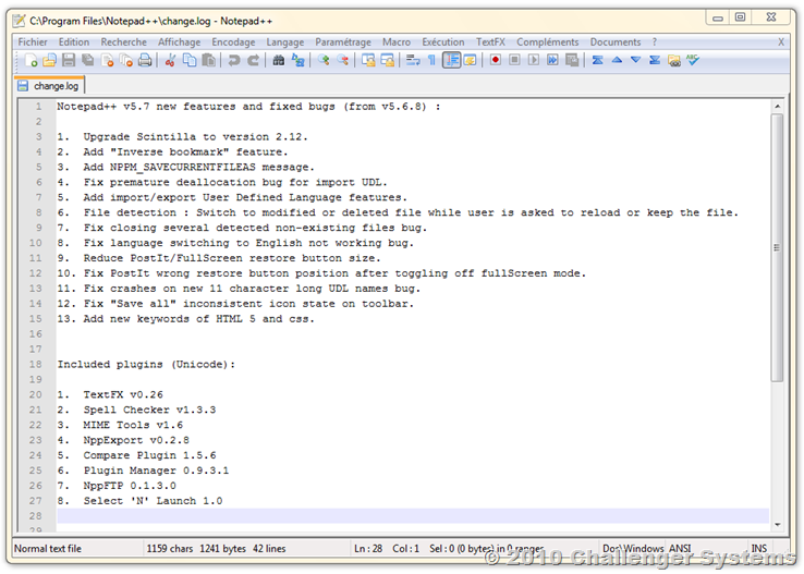 NotePad 5.7.a NotePad 5.7.a