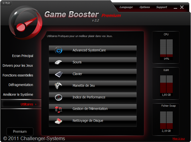 GameBooster 2.2 utilit