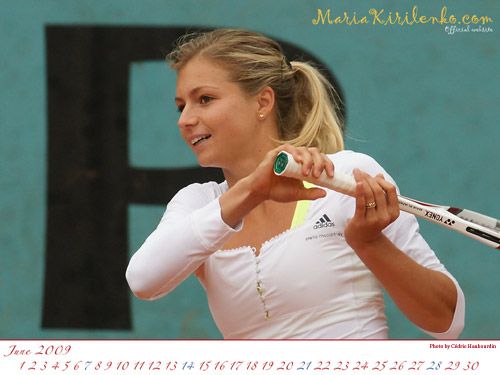 รูปภาพ Maria Kirilenko นักเทนนิสสาวดาวรุ่ง นางฟ้าคนใหม่แห่งวงการเทนนิส
