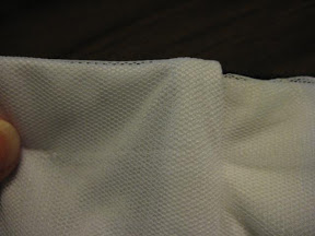 fraying bra strap