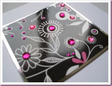 SimpleFlower and Gem Card Crad SimpleFlower and Gem Card Crad