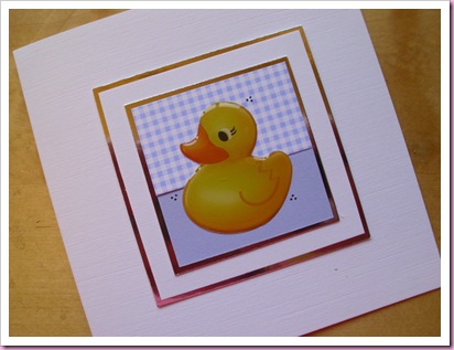 Rubber Duck Card Rubber Duck Card