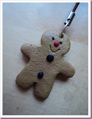 My Gingerbreadman Phone Charm