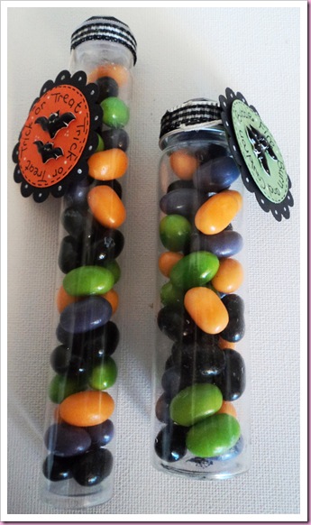 Trick or Treat Test Tube Favors