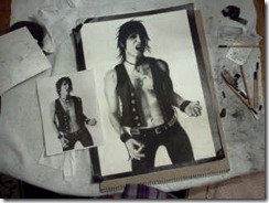 Joan Jett drawing