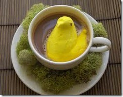 peep and coffee