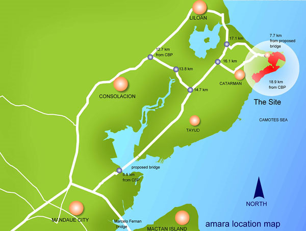 Amara Development Site Map