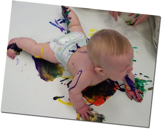 Kids body painting